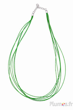 Halsketting - lengte 50 cm - groen